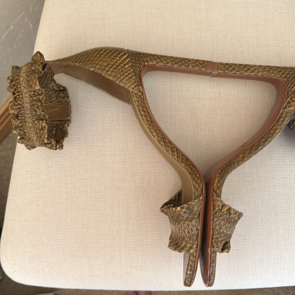 Zimmermann Brown Textured Heels - Picture 4 of 12